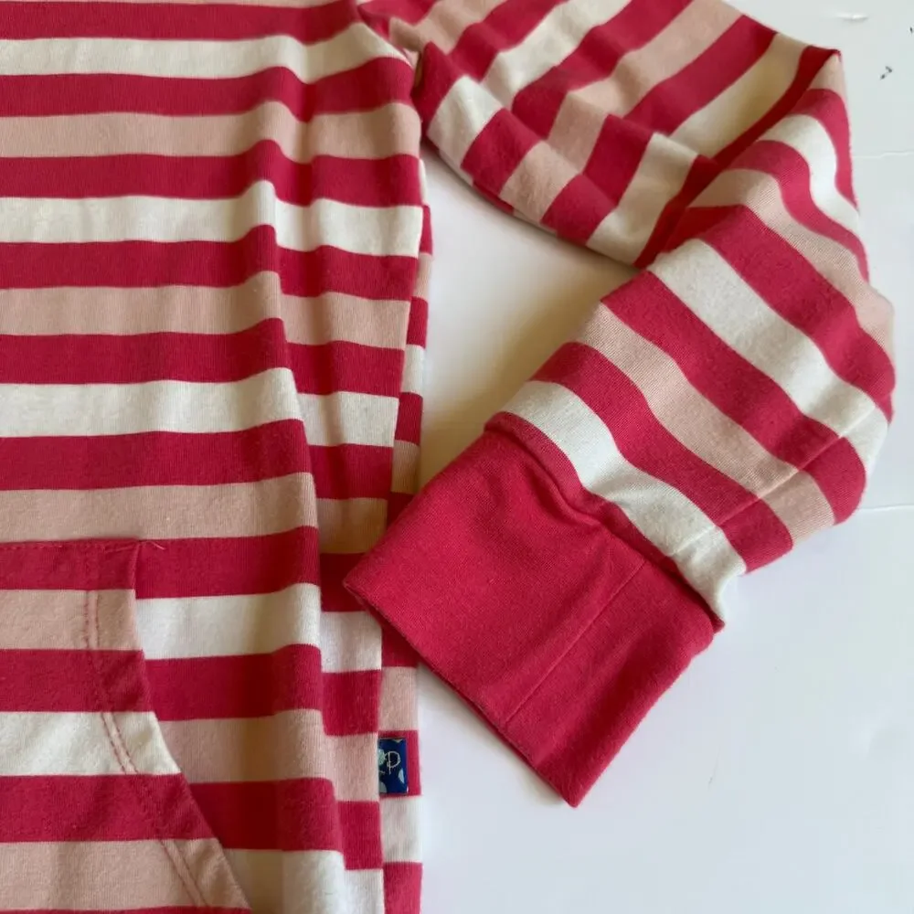 KicKee Kids Pink Striped Hoodie & Joggers XS 5/6